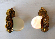 vintage 1950's earrings