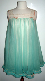 vintage 1960's babydoll nightgown