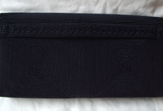 back of 40s clutch purse