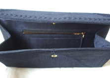 vintage 40's clutch zipper