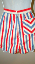 back of 50s shorts