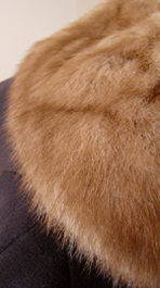 1960's mink fur collar