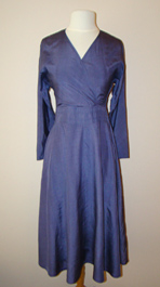 lilac vintage 1940's dress