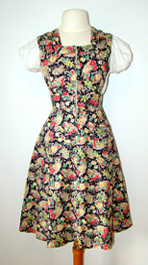 1940s pinafore dress