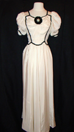 vintage 1940s evening dress