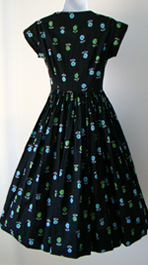 back of 50s dress