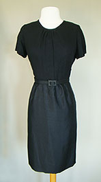 vintage black 1950's dress