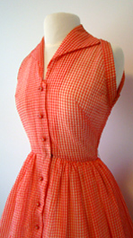 side of 50's sundress