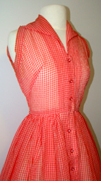 1950's seersucker dress