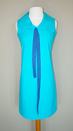 aqua 1960's dress