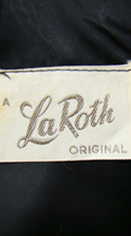 la roth label on 60's dress