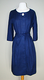 navy 1960's coat dress