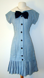 vintage 1960's sailor dress
