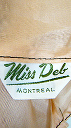 1960's dress label