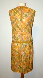 back of 60's dress