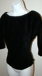black 1950's shirt